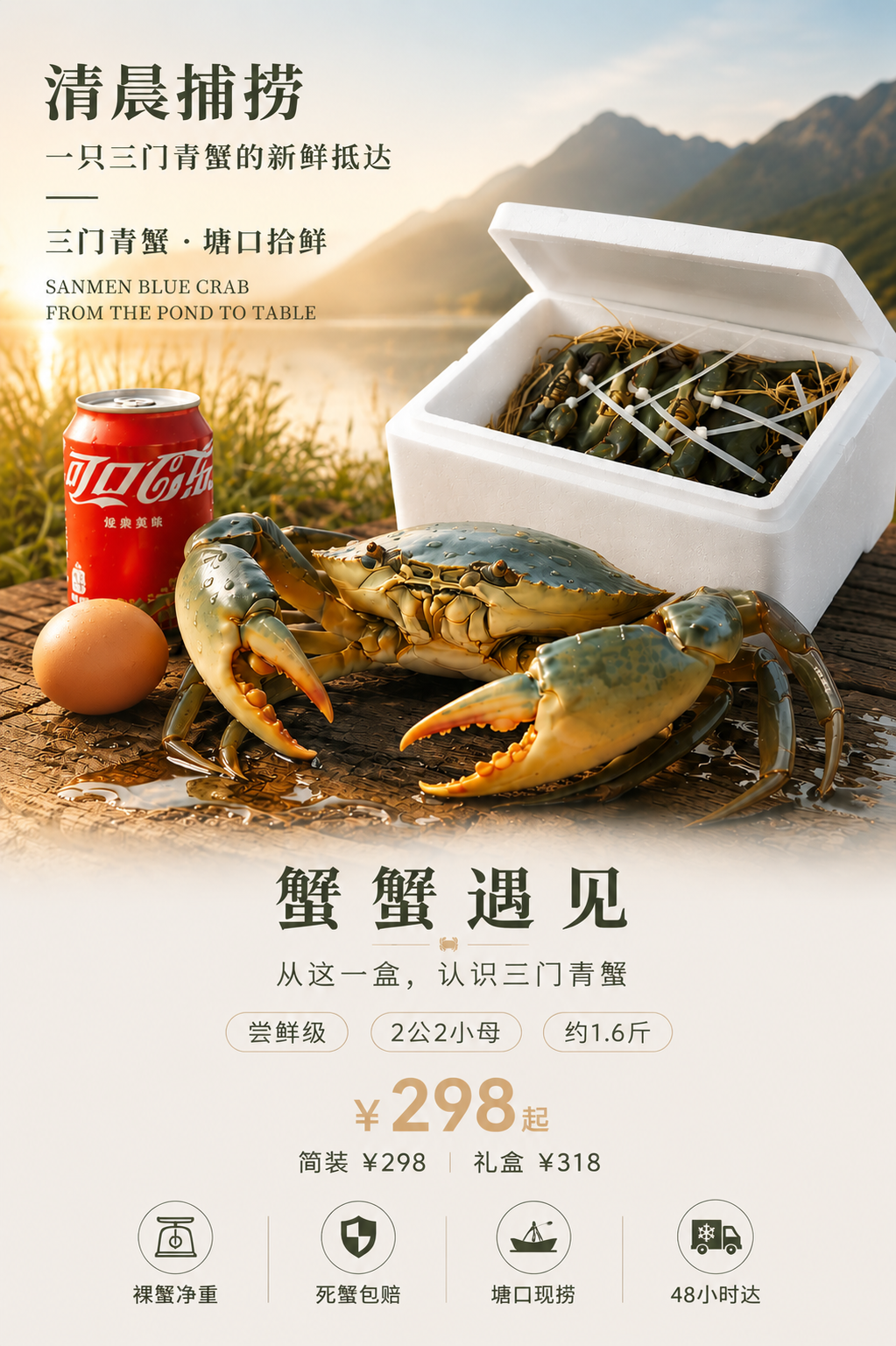 蟹蟹遇见·第一次认识三门青蟹